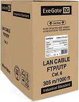 Кабель Exegate UTP4-C6-CCA-S23-IN-PVC-GY-305 UTP