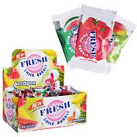 Резинка жевательная дражированная "Fresh Smile Bubble" ассорти с жидкими центром 100шт