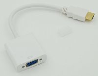Переходник HDMI (m) VGA (f) 0.1м белый