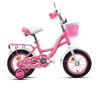 Велосипед 12" Rocket Little Lady, цвет розовый следы сборки, сколы лкп, требует финальной сборки и н