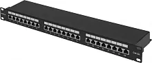 Патч-панель WRline WR-PL-24-C5E-SH-D 19" 1U 24xRJ45 кат.5e FTP
