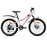 Велосипед 24" Rocket Vela Pro 24 , цвет розовый, размер 13"