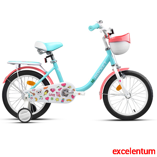 Велосипед 16" Rocket Bella, цвет бирюзовый Велосипед 16" Rocket Bella, цвет бирюзовый