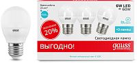 Лампа светодиодная Gauss Elementary  53226T
