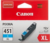 Картридж струйный Canon CLI-451XLC