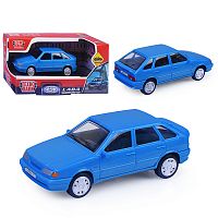 Машина пластик LADA-2114 "Samara" 11 cм, синий, в коробке