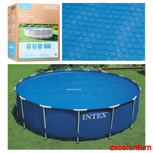 Тент на бассейн Solar Cover, подходит для 18-футовых, 28015 INTEX