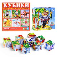 Кубики в картинках 07 "Персонажи сказок" (из 9-ти штук)