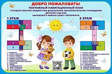 Стенд для детского сада НАВИГАЦИЯ (Детки), 0,9*0,6м