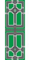 Поле для отработки ПДД, 0,5*1,5м