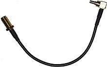 Кабель Рэмо solid Cu 0.14м черный TS9 (m)-SMA (f) (упак.:1шт) (TS9)