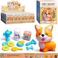 Игрушка-сюрприз "Щеночки-дружочки" в коробке