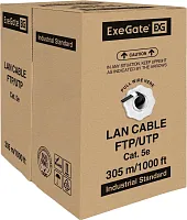Кабель Exegate UTP4-C5e-CU-S24-OUT-PE-BK-305-FLUKE UTP