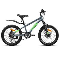 Велосипед 20" Rocket Crux 4.0 , цвет серый, размер 11"