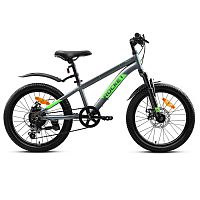 Велосипед 20" Rocket Crux 3.0 , цвет серый, размер 11"