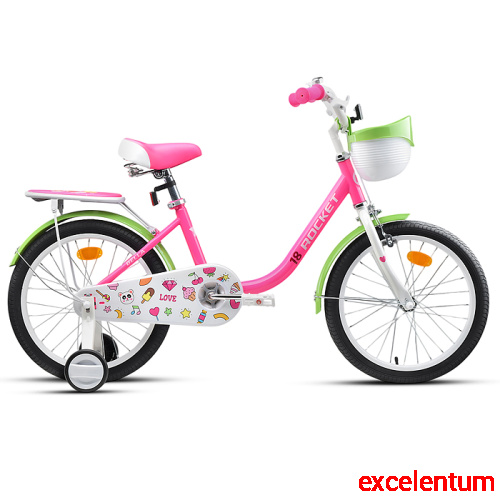 Велосипед 18" Rocket Bella, цвет розовый Велосипед 18" Rocket Bella, цвет розовый