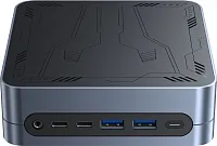 Неттоп Chuwi LarkBox S i3 1220P (1.5) 16Gb SSD512Gb UHDG Windows 11 Pro GbitEth WiFi BT 90W серый/черный