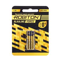 Батарейки алкалиновые ROBITON FORCE LR03 BL2