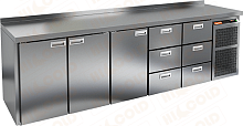 Стол морозильный  HICOLD  GN 11133 BR2 BT