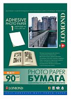 Фотобумага Lomond 2210003 A4/90г/м2/25л./белый матовое самоклей. для струйной печати