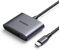 Устройство чтения карт памяти USB Type-C Ugreen CM387