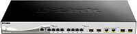 Коммутатор D-Link DXS-1210-12TC (L2) 8x10Гбит/с 2xКомбо(10GBase-T/SFP+) 2SFP+ настраиваемый