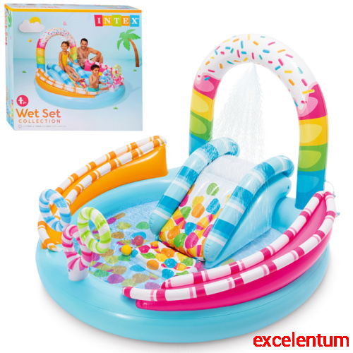 Игровой центр, 170 х 168 х 122 см, от 2 лет, 57144NP INTEX Игровой центр, 170 х 168 х 122 см, от 2 лет, 57144NP INTEX