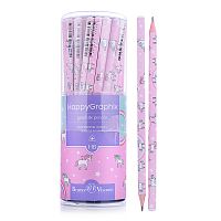 Карандаш чернографитный "HappyGraphix" Единороги НВ