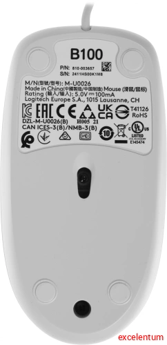 Мышь Logitech B100 фото 2 Мышь Logitech B100 фото 2