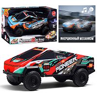 Машина "Король дороги" 1:18, свет, звук, в коробке