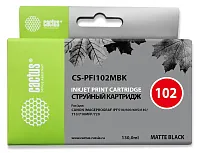 Картридж струйный Cactus CS-PFI102MBK