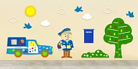 Комплексное настенное решение «На почте»