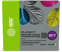 Картридж струйный Cactus CS-LC3617Y