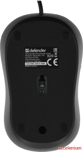Мышь Defender Patch MS-759 фото 2 Мышь Defender Patch MS-759 фото 2
