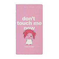 Блокнот-тетрадь 30 л. клетка "Don't touch me now"