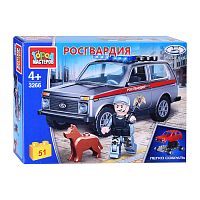 Конструктор Lada 4х4: Росгвардия, 51 дет.