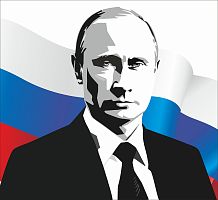 Стенд-портрет В. В. ПУТИН, 0,6*0,55м