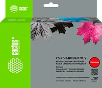 Картридж струйный Cactus CS-PGI2400BK/C/M/Y