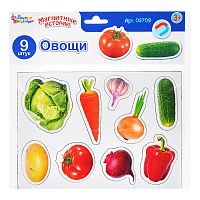 Магниты "Овощи" Серия Магнитные истории (европодвес)