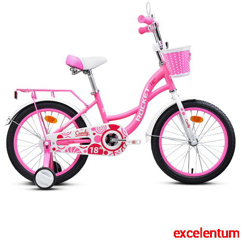 Велосипед 18" Rocket Candy, цвет розовый Велосипед 18" Rocket Candy, цвет розовый