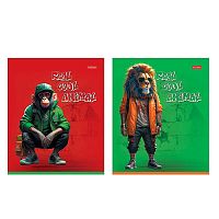 Тетрадь 48л клетка "COOL Animals" А5