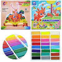 Пластилин 24цв. "ZOO"