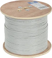 Кабель сетевой Ningbo FTP 4 пары cat.5E solid 0.5мм CCA molded 305м серый