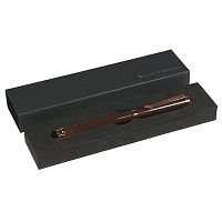 Ручка "Venezia Classico" в подарочном футляре, 1,0 мм, синяя (корпус коричн, футляр черный)