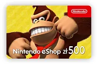 Карта оплаты пополнение игровой валюты Nintendo eShop 500 zl Poland