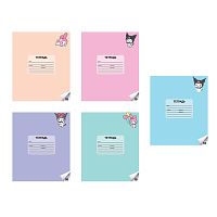 Тетрадь 18л. линейка "Kuromi+My Melody" А5, на скрепке
