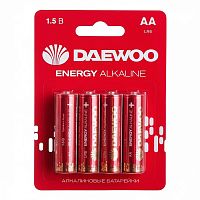 Батарейки алкалиновые DAEWOO ENERGY Alkaline LR6 BL4