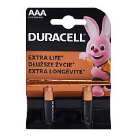 Батарейки алкалиновые DURACELL BASIC NEW LR03 BL2