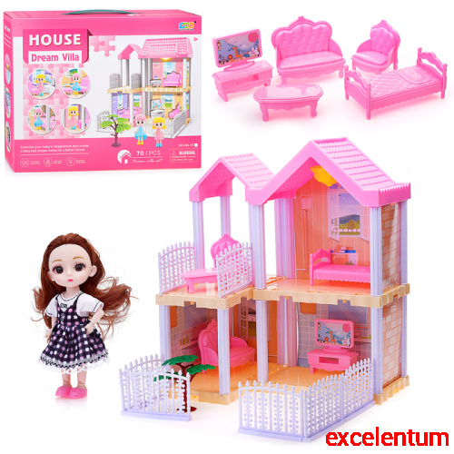 Дом для куклы "Dream house-7" в коробке
