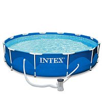 Бассейн каркасный Metal Frame 366 х 76 см, фильтр-насос 2006 л/ч, 28212NP INTEX